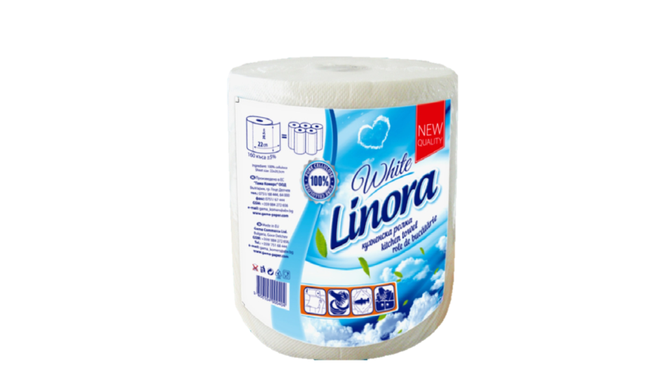 Kitchen towel Linora white